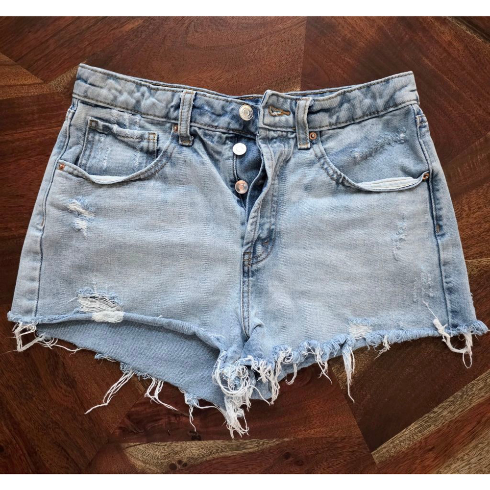 Women's Wild Fable Light Blue Distressed Cutoff Jean Shorts Size 4